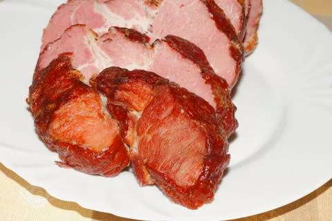 Roast cured pork Stock Photos