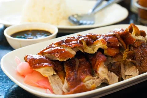 Roast duck. Stock Photos