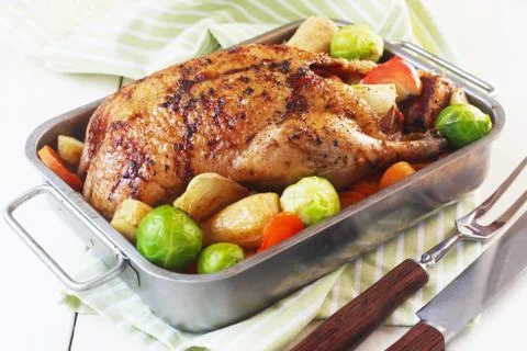 Roast Duck Stock Photos