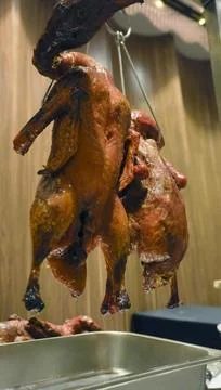 Roast ducks Stock Photos