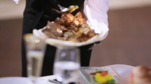 Roast with fire Stock Footage 44471664