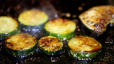 Roast meat with vegetables Stock Footage 36646338