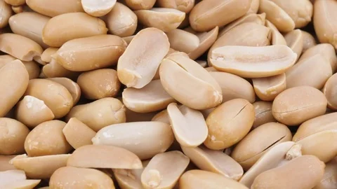 Roast peanuts spinning Stock-Footage 85026568