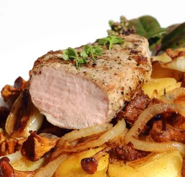 Roast pork Stock Photos