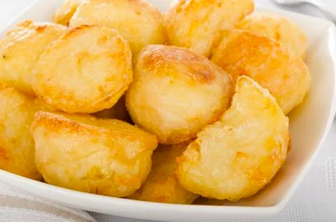 Roast Potatoes Stock Photos