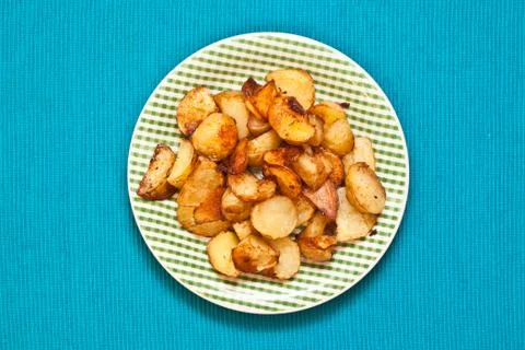 Roast potatoes Stock Photos