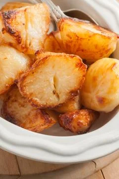 Roast Potatoes Stock Photos