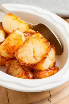 Roast Potatoes Stock Photos