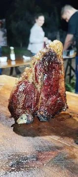 Roast T-bone Stock Photos