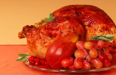Roast turkey Stock Photos