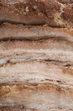 Roast of veal Stock Photos