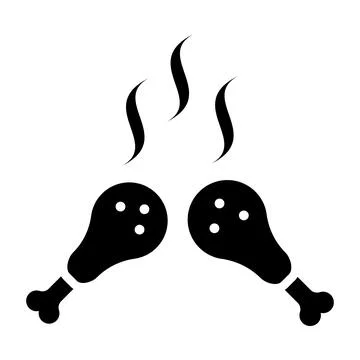 Roast Vector Icon Design Illustration Illustrazione stock