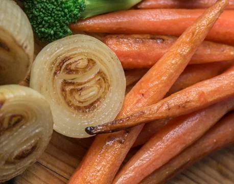 Roast vegetables Stock Photos