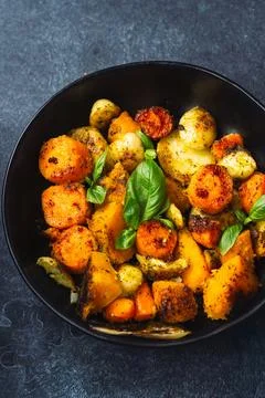 Roast  Vegetables Stock Photos