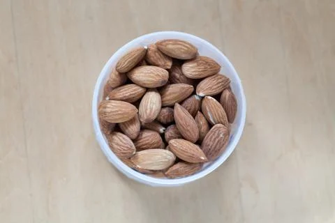 Roasted almonds Stock Photos