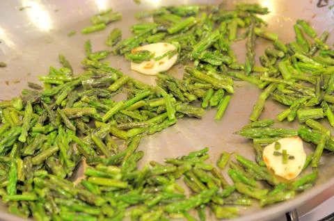 Roasted Asparagus Stock Photos
