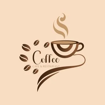 Roasted Bean Logo Stock Illustration