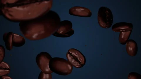 Roasted beans of coffee. Stock Footage 52462465