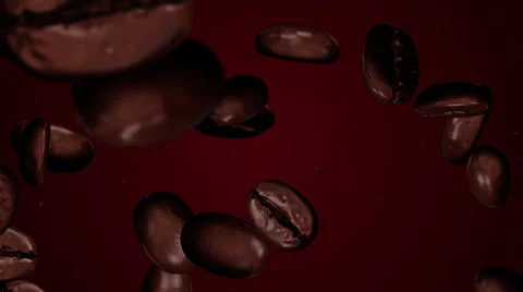 Roasted beans of coffee. Stock Footage 52462466