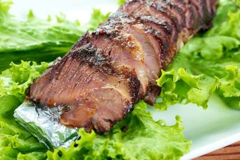 Roasted beef Stock Photos