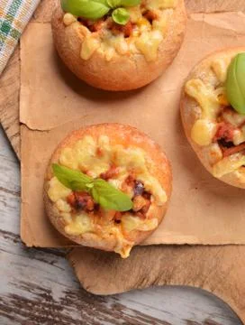 Roasted buns Stock Photos