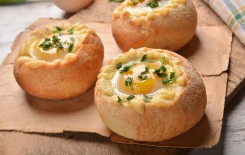 Roasted buns Stock Photos