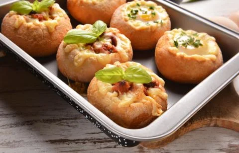 Roasted buns Stock Photos