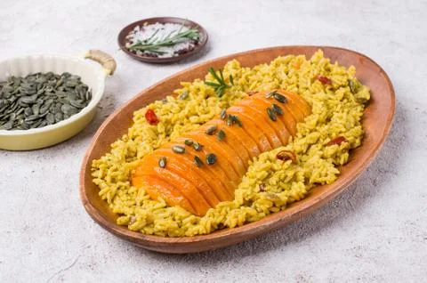 Roasted Butternut squash Stock Photos