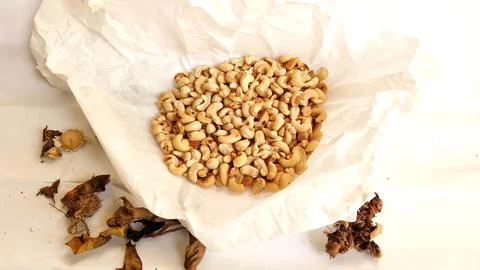 Roasted cashews Stock Photos