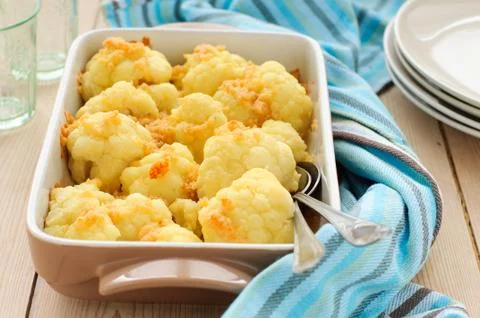 Roasted Cauliflower Stock Photos
