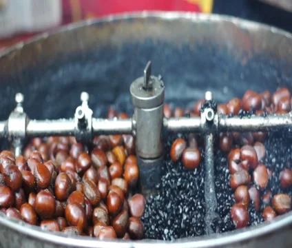 Roasted Chestnut Stock Footage 51824669