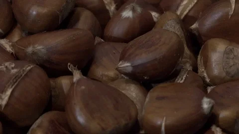 Roasted chestnuts Stock Footage 117037634