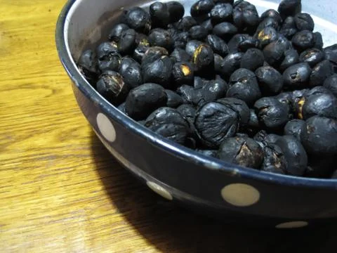 Roasted chestnuts Stock Photos