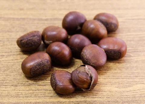 Roasted Chestnuts Stock Photos