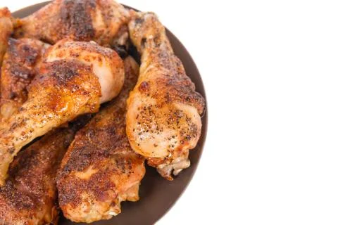 Roasted chicken background Foto stock