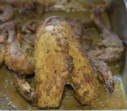 Roasted Chicken breast Foto stock