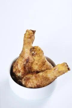 Roasted chicken legs Stock Photos