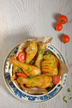 Roasted chicken legs Free Stock Photos