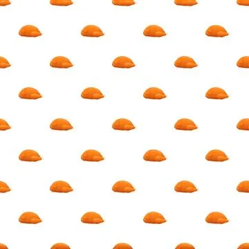 Roasted chicken pattern creating a festive food background Stock Illustration