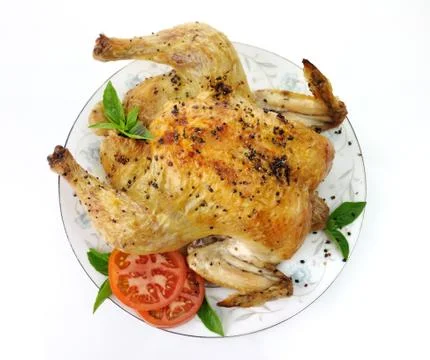 Roasted chicken Foto stock