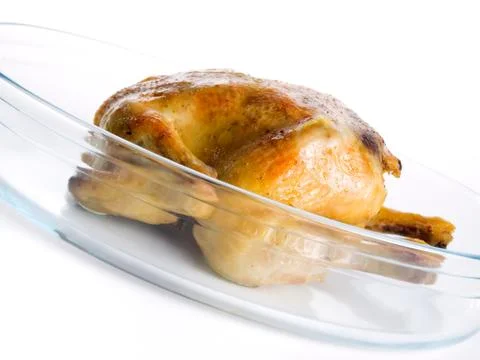 Roasted chicken Stock Photos