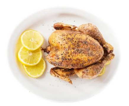 Roasted chicken Stock Photos
