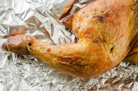 Roasted chicken Stock Photos