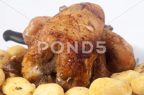 Roasted Chicken Stock Photos