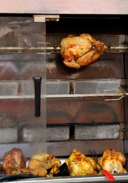 Roasted chicken Stock Photos