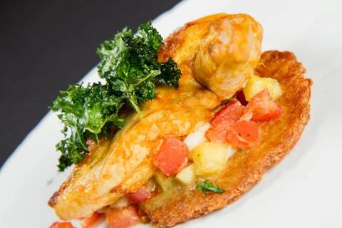 Roasted chicken Stock Photos