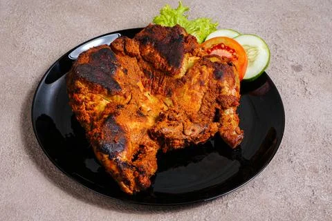 Roasted chicken Stock Photos