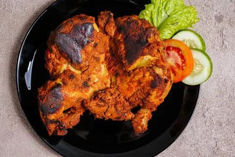 Roasted chicken Stock Photos