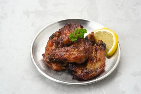 Roasted chicken wings Stock Photos