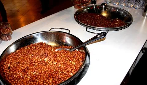 Roasted chickpeas Foto stock